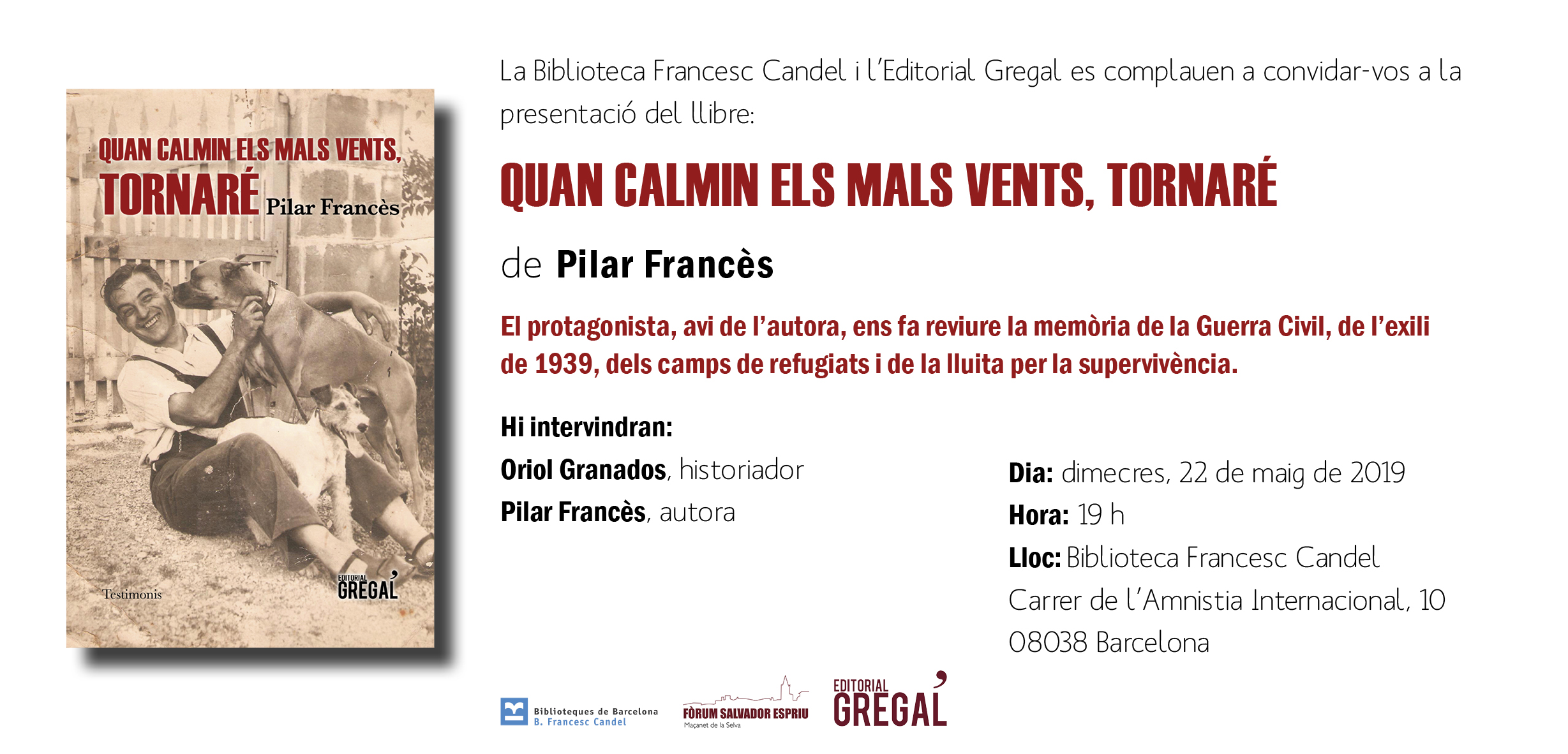 Invitació QUAN CALMIN ELS MALS VENTS_Barcelona
